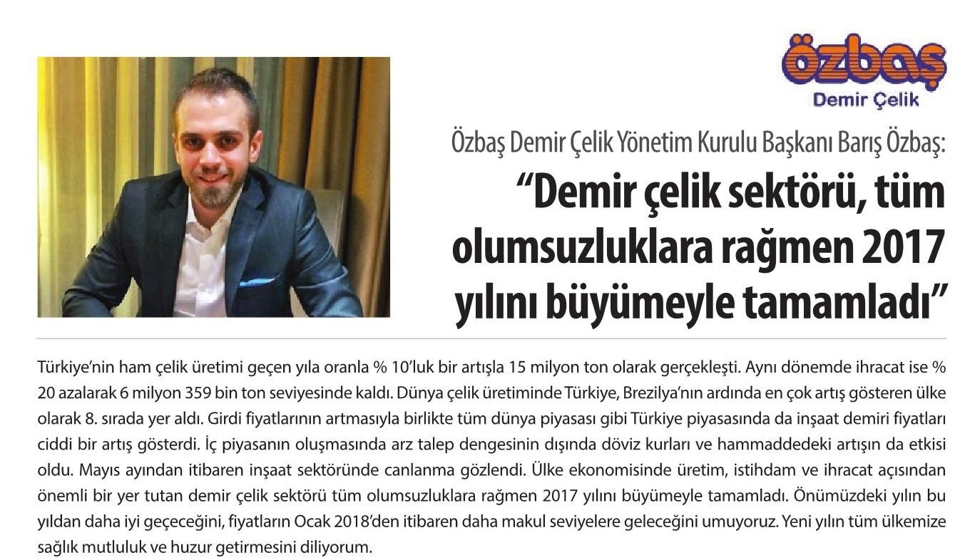 Demir elik Store Dergisi Ocak 2018 Rportaj